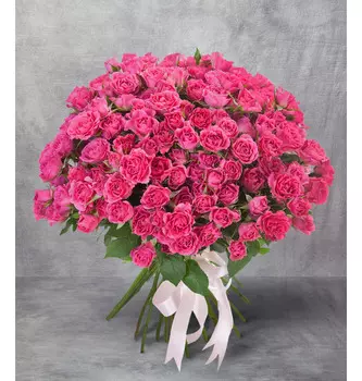 Букет-соло "Розовое настроение" (15,25,35,51,75 или 101)