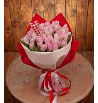 Букет-соло тюльпанов "Dynasty" (15,25,35,51,75 или 101)