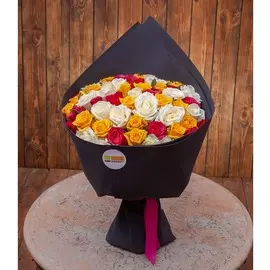 Букет-трио "Балет роз" (15,25,35,51,75 или 101)