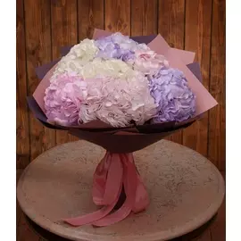 Букет-трио гортензий "Струны гитары" (7,9,15,25,35 или 51)