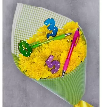 Букет "Урок математики"