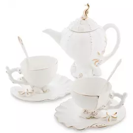 Чайный набор на 2 персоны "Морская ракушка" (Pavone)