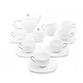 Чайный сервиз на 6 персон "Ордженто Бьянко" (Pavone)