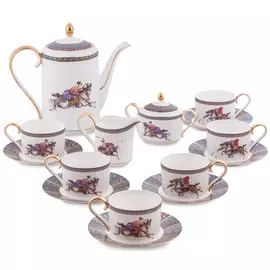 Чайный сервиз на 6 персон "Восточное Поло" (Pavone)