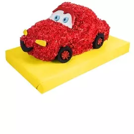 Цветочная игрушка "Тачка"