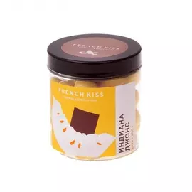 Драже в банке French Kiss "Индиана Джонс" дыня в белом шоколаде