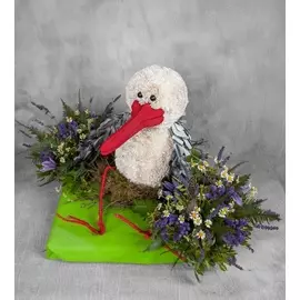 Композиция "Аист на крыше"