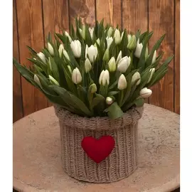 Композиция "Горящее сердце"