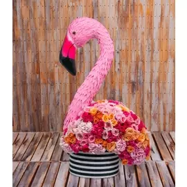 Композиция "Экзотический фламинго" (высота 1,2 метра)