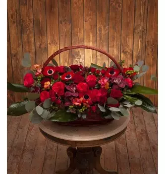 Композиция "Красное вино"