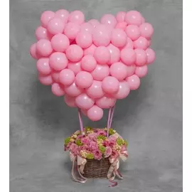 Композиция "Пылающее сердце"