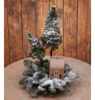 Композиция "Снежная зима"