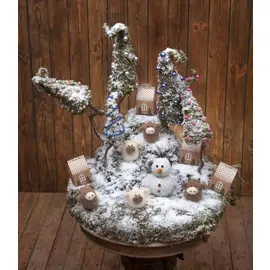 Композиция "Снежные горки"