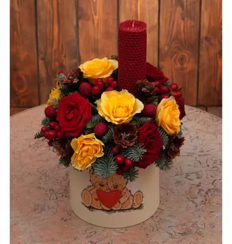 Композиция "Тепло любви"