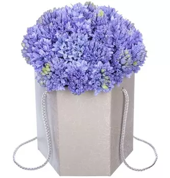 Композиция в вазе "Голубое небо"