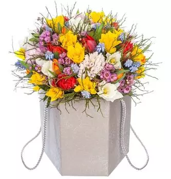 Композиция в вазе "Оттепель"