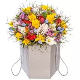 Композиция в вазе "Оттепель"