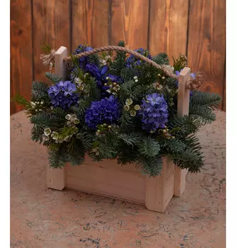 Композиция "Зимний хрусталь"