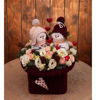 Композиция "Зимняя любовь"