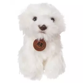 Мягкая игрушка "Мальтийская болонка" (18 см)