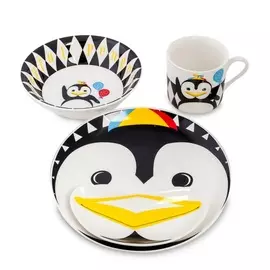 Набор посуды "Веселый пингвин" (Pengees/TOPCHOICE)