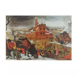 Открытка 3D "Рисунки 18-го века"