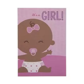 Открытка ручной работы "Its a girl!"