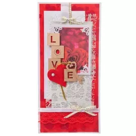 Открытка ручной работы "Love"