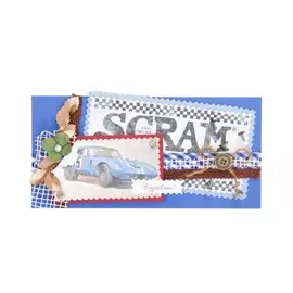 Открытка ручной работы "Поздравляю"