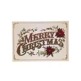 Открытка с конвертом "Merry Christmas"