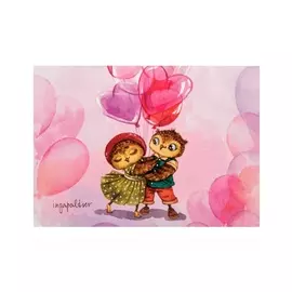 Почтовая открытка "Танго поцелуев"