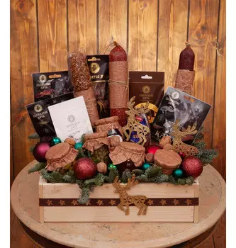 Подарочная кашпо "Мясное ассорти"