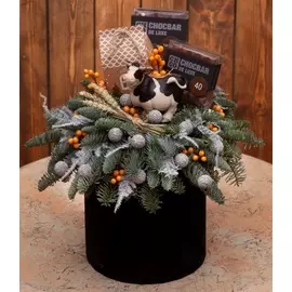 Подарочная коробка "Бурёнка"