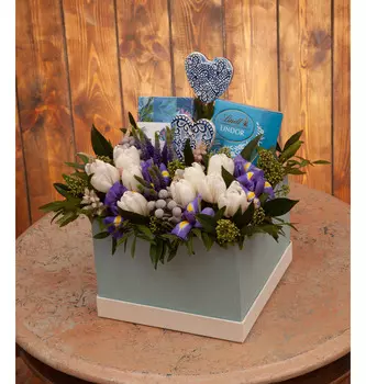 Подарочная коробка "Голубое небо"