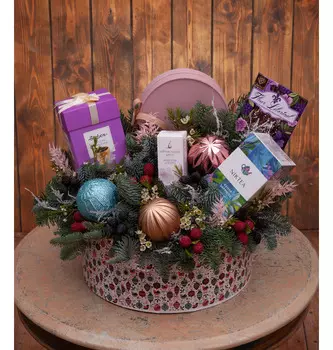 Подарочная коробка "Новогодняя встреча"