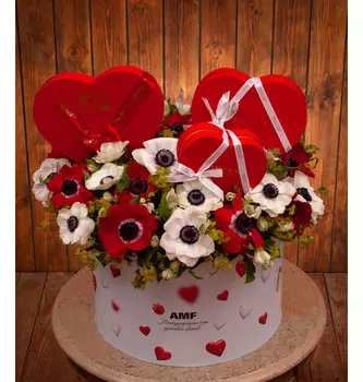 Подарочная коробка "Пламя любви"