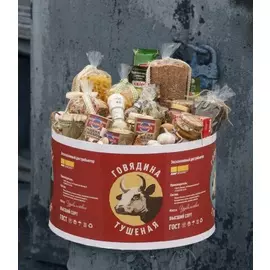 Подарочная коробка "Тушёнка"