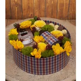 Подарочная коробка "Яркие краски"