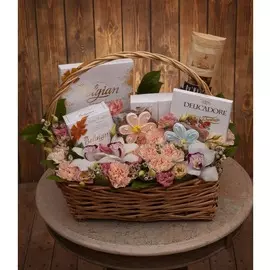 Подарочная корзина "Аромат шоколада"