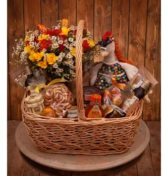 Подарочная корзина "Чай с мёдом"