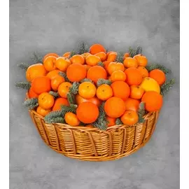 Подарочная корзина "Цитрусовый рай"