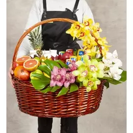 Подарочная корзина "Фруктовое смузи"