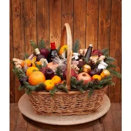 Подарочная корзина "Фруктовый остров"