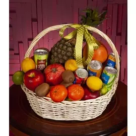 Подарочная корзина "Фруктовый заряд"