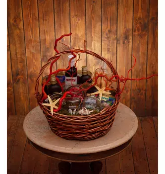 Подарочная корзина "Морская гавань"