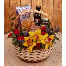 Подарочная корзина "Необычный вкус"