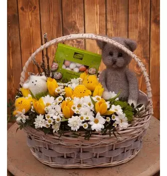 Подарочная корзина "Тёплые улыбки"