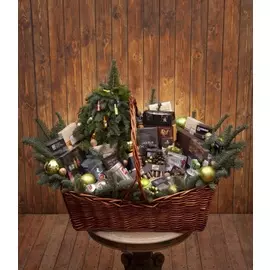 Подарочная корзина "Всё про Новый Год"