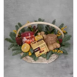 Подарочная корзина "Зимние радости"