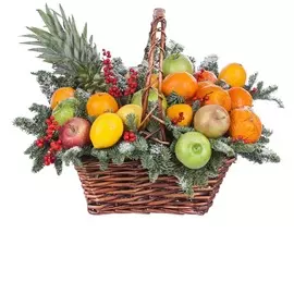 Подарочная корзина "Зимний фреш"